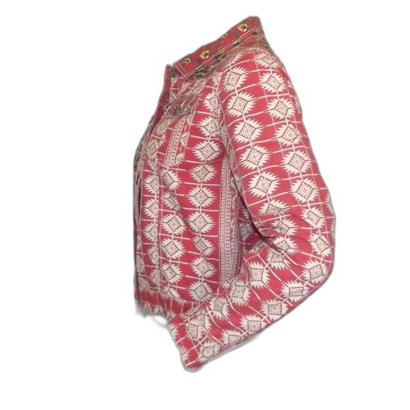 Gramicci Jacket, M, Multicolor Boho, Button front/Collar, Long sleeves, Pockets - Picture 7 of 14